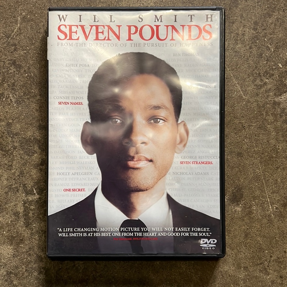 Seven Pounds movie DVD